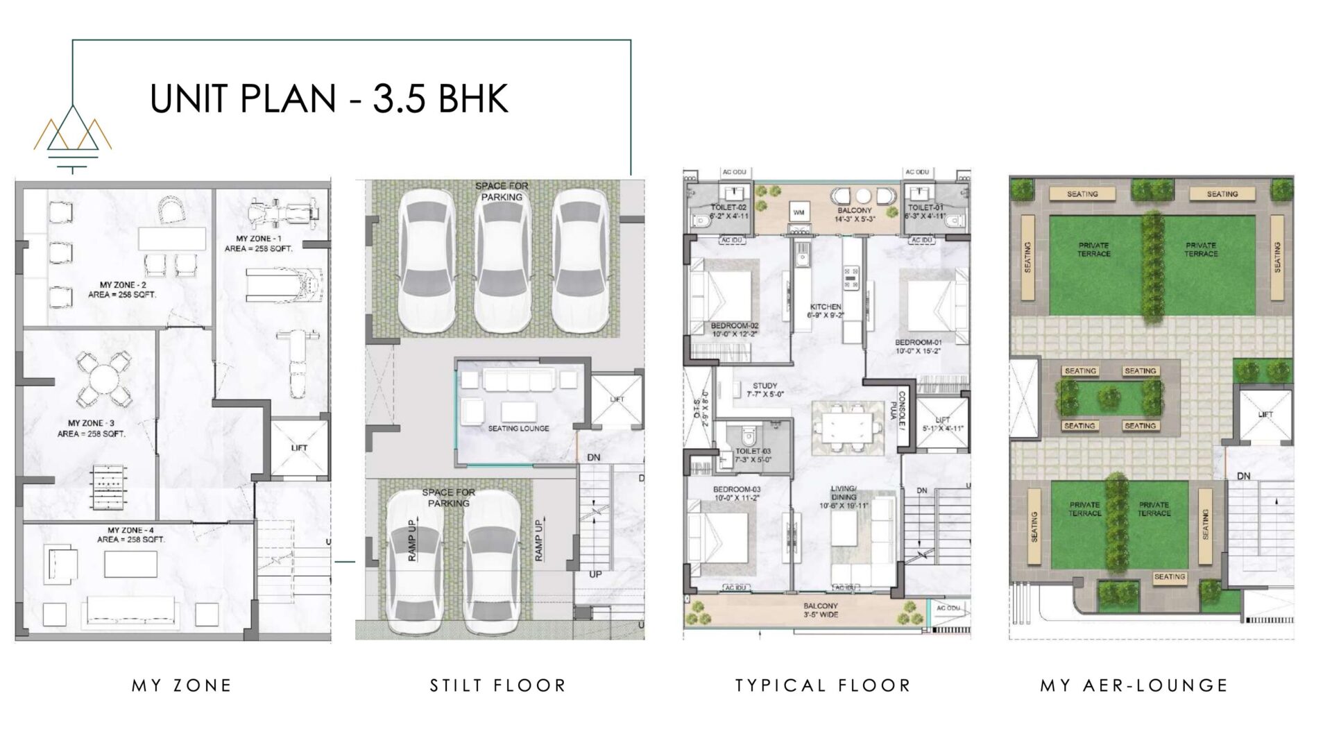 M3M Antalya Hills Floor Plan